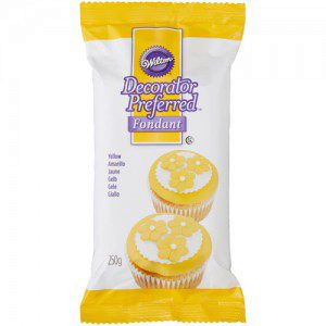 Wilton Decorator Preferred Fondant Yellow -250g-