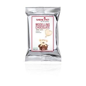Saracino Modellierschokolade - Weiß 250g