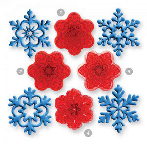 JEM Angel Snowflakes Cutter set/4