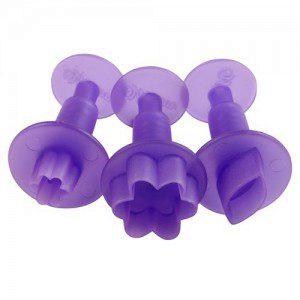 Wilton Fondant Mini Cutters -Blossom/Leaf- Set/3