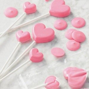 Wilton Lollipop Mold Mini Hearts