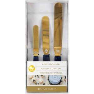 Wilton Gold Spatula Set/3