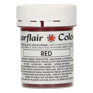 SU Chocolate Colour Red 35g