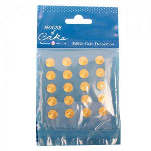 House of Cake Jelly Diamonds -Gold- pk/20