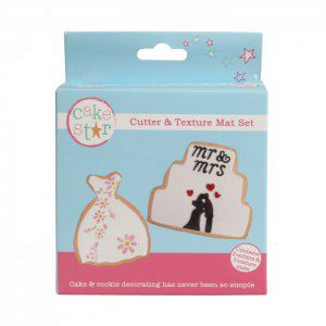 CakeStar Dress & Cake Cutters and Texture Mats set/5