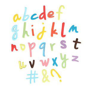 CakeStar Push Easy Lower Case Script Alphabet Cutters Set/6