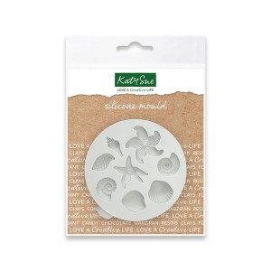 KatySue Mould Miniatur Muscheln und Seesterne