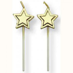 PME Kerzen Gold-Stars