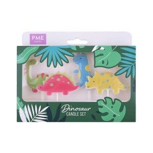 PME Kerzen - Dinosaurier Set/4