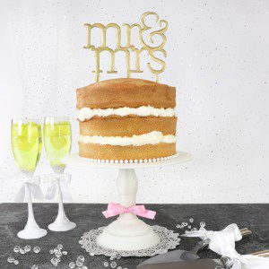 PME Cake Topper Cutter Mr & Mrs - Modern