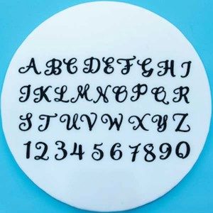 FMM Swirly Alphabet & Number Font
