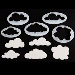 FMM Fluffy Cloud Cutters, 5-teilig (Wolken)