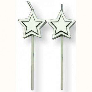 PME Kerzen Silver-Stars 