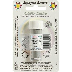 SU Essbarer Glanzstaub Franklin Grey, 2g