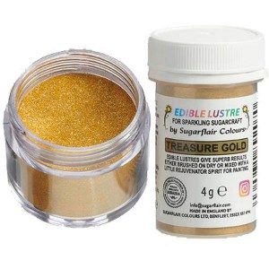SU Edible Lustre Glitter Treasure Gold, 4g