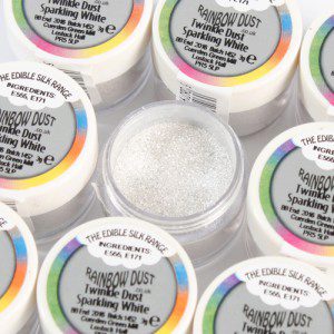 RD Edible Silk - Twinkle Dust - Snow White