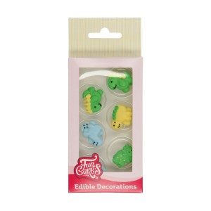 FC Zucker Dekorationen Dinosaurier Set/12