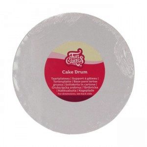 FC Cake Board rund Ø20 cm - Weiß