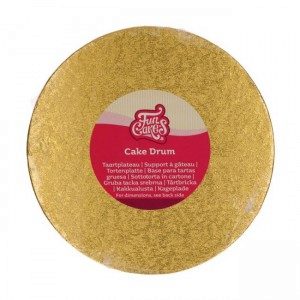 FC Cake Board rund Ø 20 cm - gold