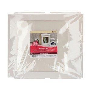 FC Tall Cake Box 35,5 x 35,5 x 40,5 cm - Weiß