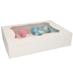 FC Cupcake-Schachtel 12 - Blanco pk/3