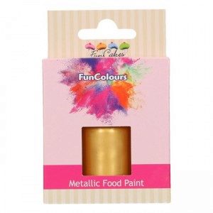 FC FunColours Metallic Food Paint Gold 30ml