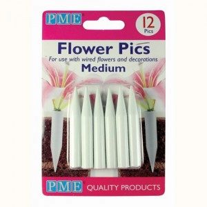 PME Flower Pics Medium Pk/12