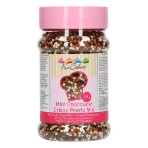 FC Mini Schokoladen Knusperperlen Mix 200 g