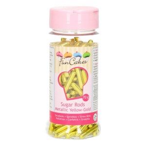 FC -  Metallic Sugar Rods XL -Gelb Gold-