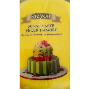 Vizyon Rollfondant gelb, 1 kg