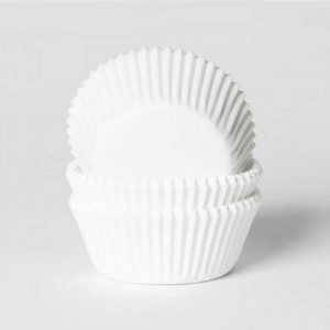 HoM Baking cups White Small - pk/50