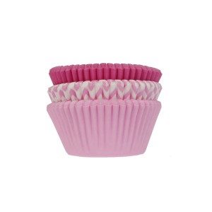 HoM Baking Cups Assorti Pink pk/75