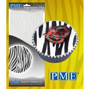 PME Impression Mat Bold Zebra - Strukturmatte Zebra