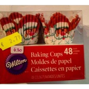 Wilton Backing Cups - mini - Weihnachtsmotiv