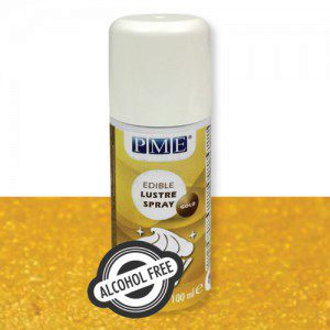 PME Alcohol Free Lustre Spray - Gold 100ml