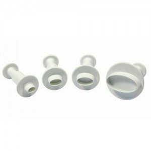 PME Miniature Oval Plunger Cutter, 4-teiliges Set