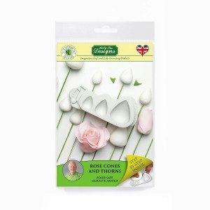 KatySue Mould Rosenzapfen und Dornen -Rosenkegel