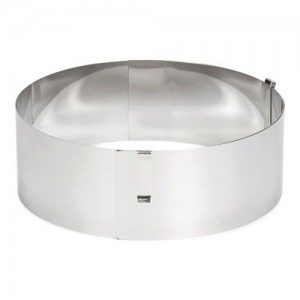 Patisse verstellbarer Backrand Rund 13-31cm