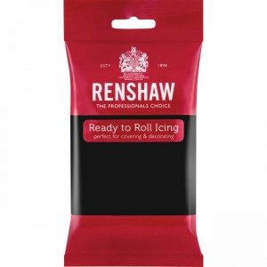 Renshaw Rolled Fondant Pro 250g - Jet Black