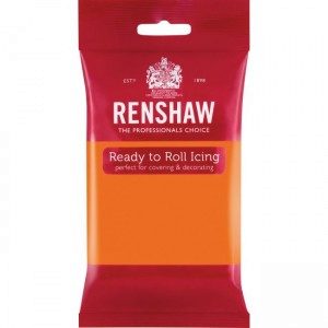 Renshaw Rolled Fondant Pro - Tiger Orange