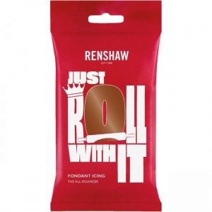 Renshaw Fondant Icing Dark Brown 250g / dunkelbraun