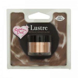 RD Edible Lustre - Metallic Ginger Glow