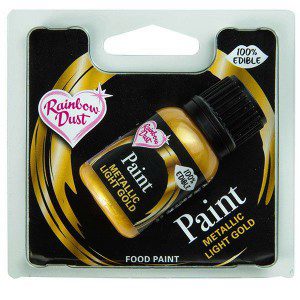 RD Metallic Food Paint - Light Gold