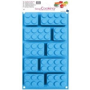 ScrapCooking Silikonform Ziegelsteine / Bausteine