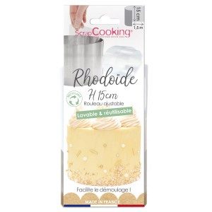 ScrapCooking Wiederverwendbare Acetat-Folie 15 cm x 1,5 m
