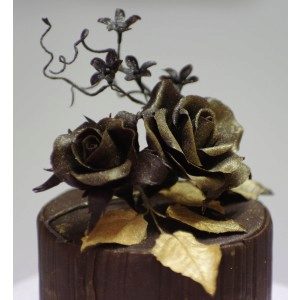 Kurs mit Schokomodellierpaste - Rosengesteck