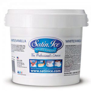 Satin Ice Rollfondant Vanilla White, 10 kg