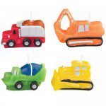 Wilton Candle Set Construction Vehicles set/4