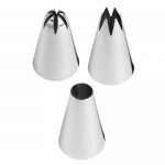 Wilton Decorating Tip Set Extra Large #1M, #2D, #2A