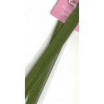 Culpitt Blumendraht / Florist wire in dunkelgrün, 22g